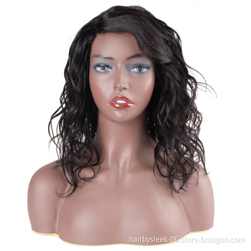 Wholesale Vendor Virgin Brazilian HD Lace Frontal Wigs Natural Human Hair Transparent Lace Front Wig for Black Woman